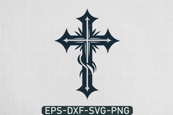 Christian Cross SVG for Crafts & Graphics