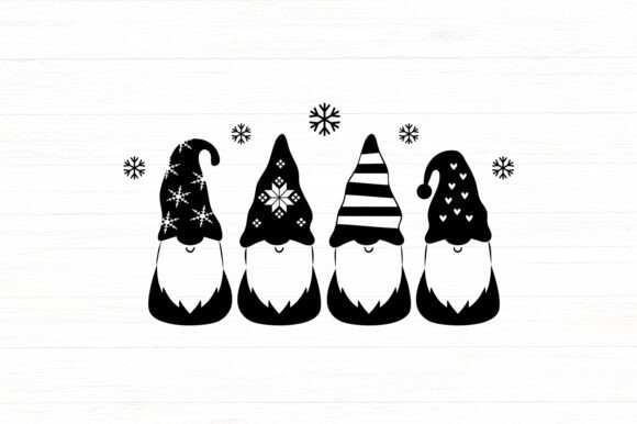 Christmas Gnomes Graphics for Crafts & Web