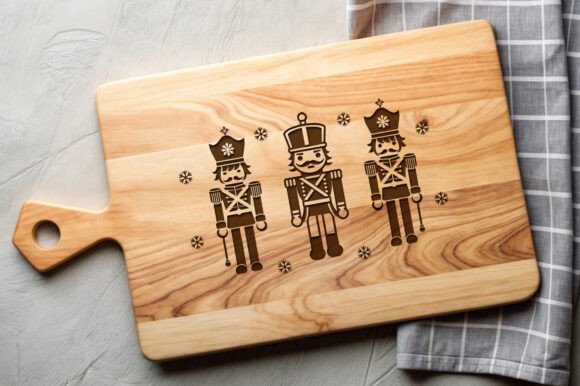 Christmas Nutcrackers Graphics for Crafts
