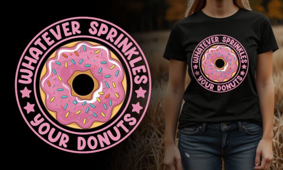 Donut Graphics for T-Shirt Designs
