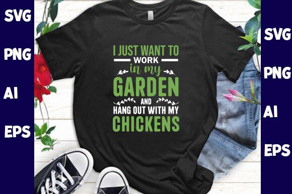 Garden Graphics for T-Shirt Designs