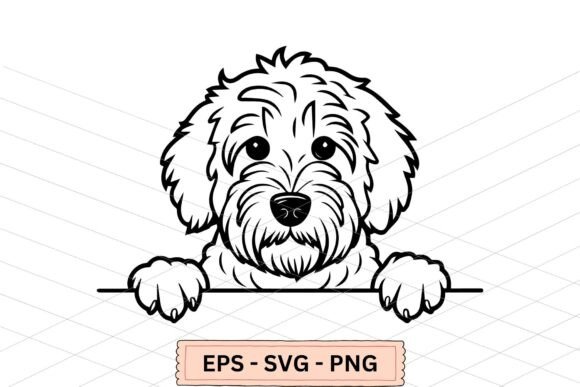 Goldendoodle Silhouette Graphics for Crafts