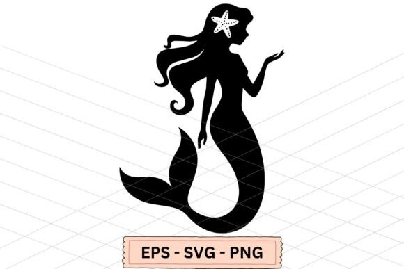 Mermaid Svg, Mermaid Cut Files: Graphics for Crafts