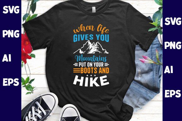Mountain Graphics for T-Shirt Designs