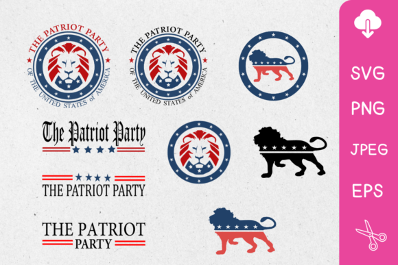 Patriot Party Bundle SVG: Graphics for Crafts